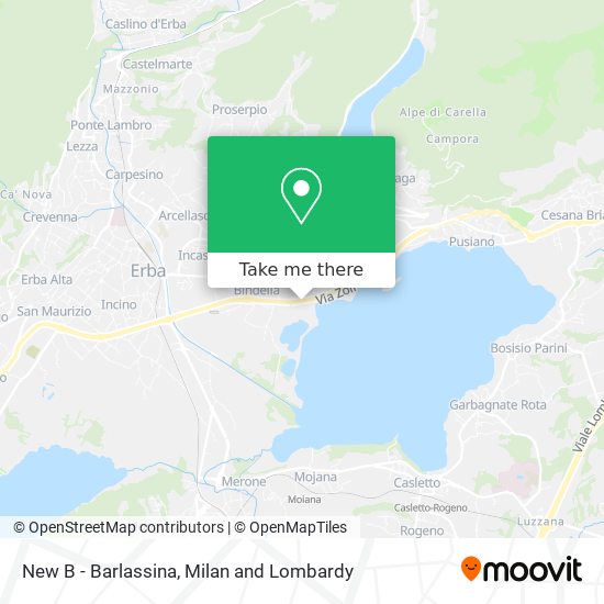 New B - Barlassina map