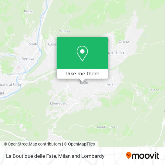 La Boutique delle Fate map
