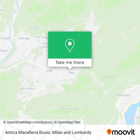 Antica Macelleria Bosio map