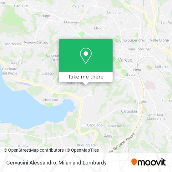 Gervasini Alessandro map
