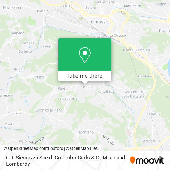 C.T. Sicurezza Snc di Colombo Carlo & C. map