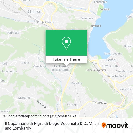 Il Capannone di Pigra di Diego Vecchiatti & C. map