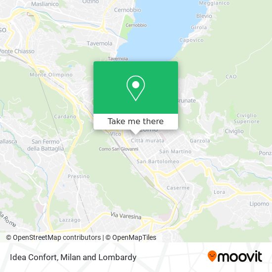 Idea Confort map