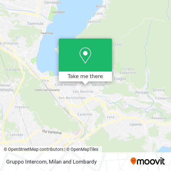 Gruppo Intercom map