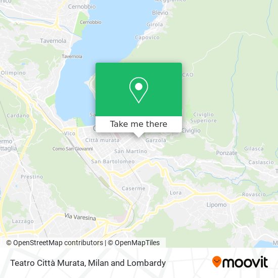 Teatro Città Murata map