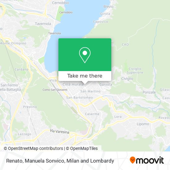 Renato, Manuela Sonvico map