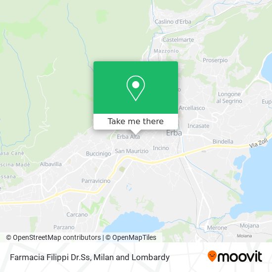 Farmacia Filippi Dr.Ss map