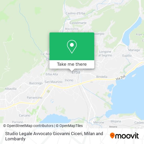 Studio Legale Avvocato Giovanni Ciceri map