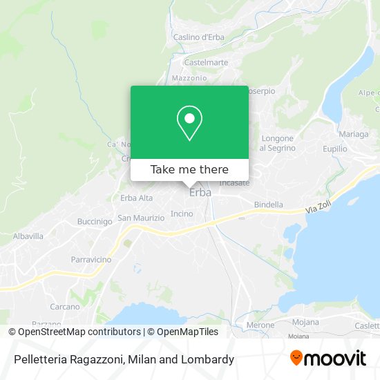 Pelletteria Ragazzoni map