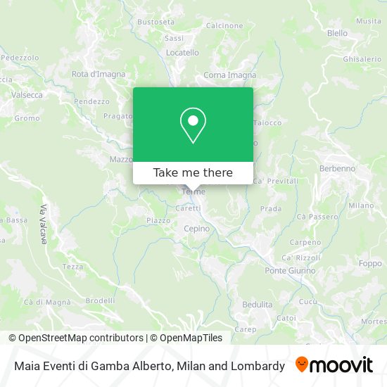 Maia Eventi di Gamba Alberto map