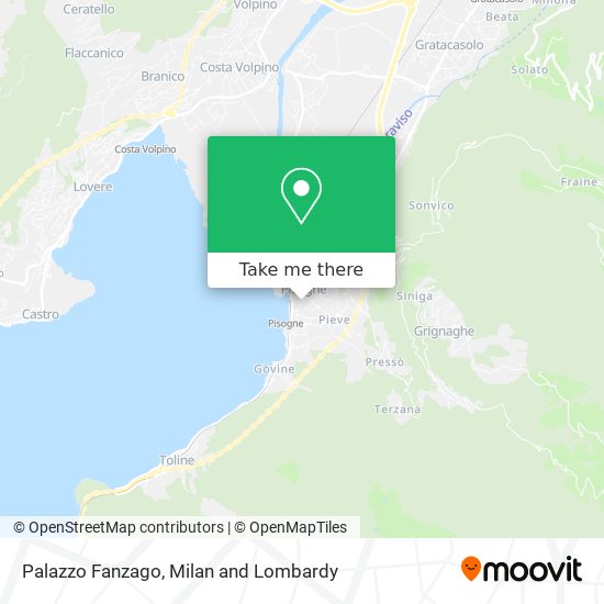 Palazzo Fanzago map