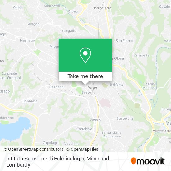 Istituto Superiore di Fulminologia map