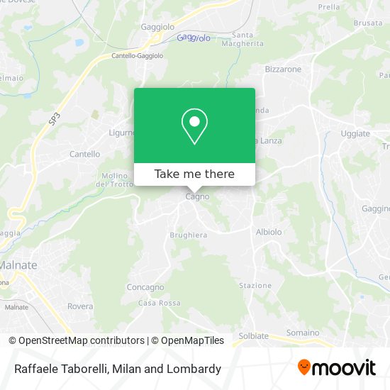 Raffaele Taborelli map