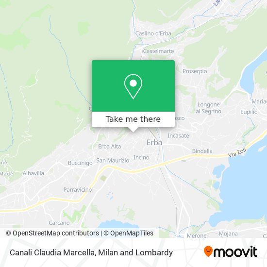 Canali Claudia Marcella map