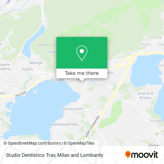 Studio Dentistico Trav map