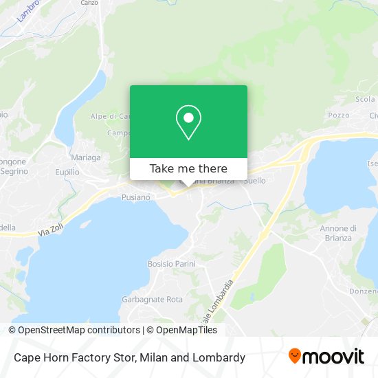 Cape Horn Factory Stor map