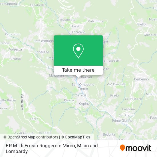 F.R.M. di Frosio Ruggero e Mirco map