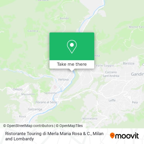 Ristorante Touring di Merla Maria Rosa & C. map