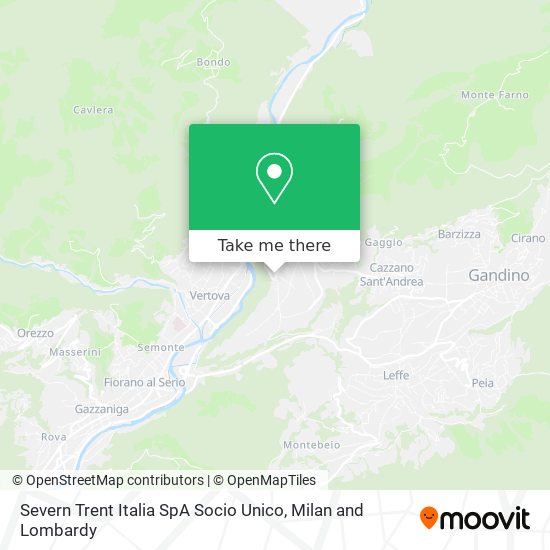 Severn Trent Italia SpA Socio Unico map