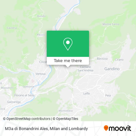 M3a di Bonandrini Ales map