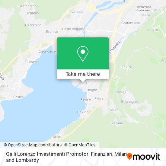 Galli Lorenzo Investimenti Promotori Finanziari map