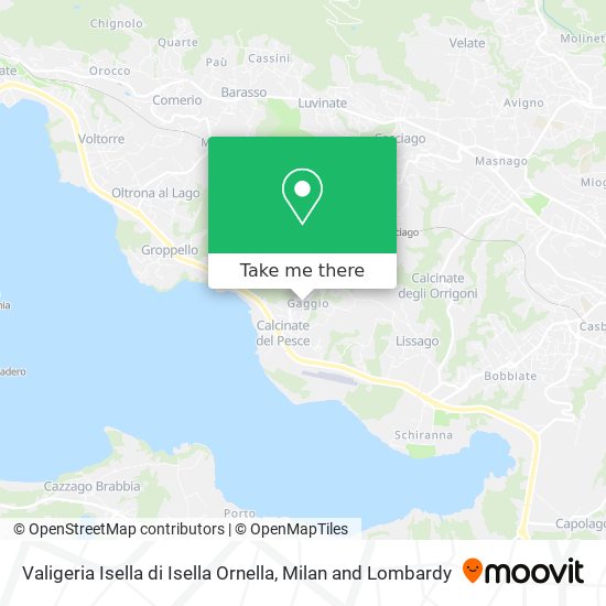 Valigeria Isella di Isella Ornella map