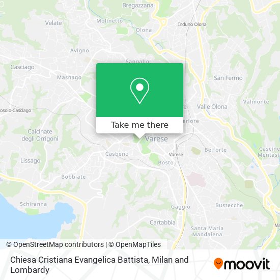 Chiesa Cristiana Evangelica Battista map