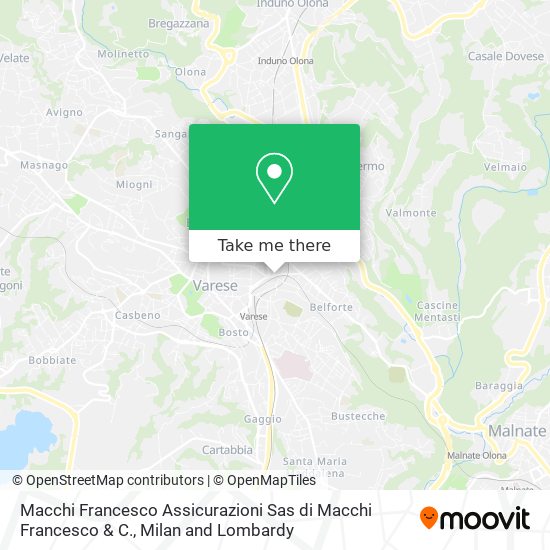 Macchi Francesco Assicurazioni Sas di Macchi Francesco & C. map