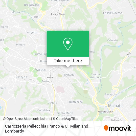 Carrozzeria Pellecchia Franco & C. map