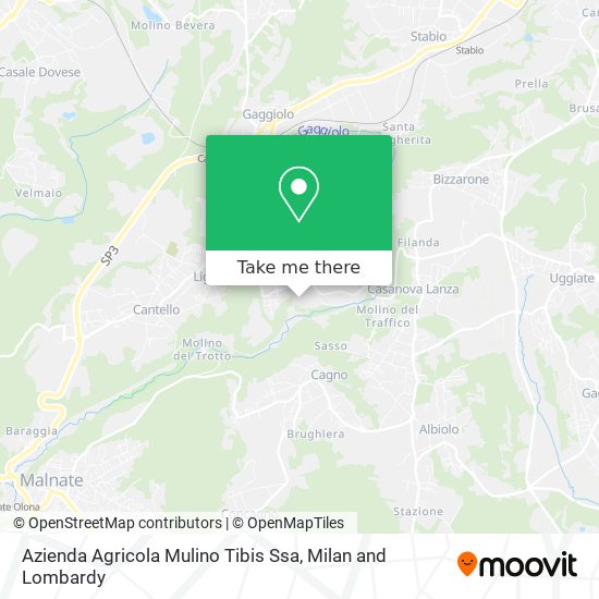 Azienda Agricola Mulino Tibis Ssa map