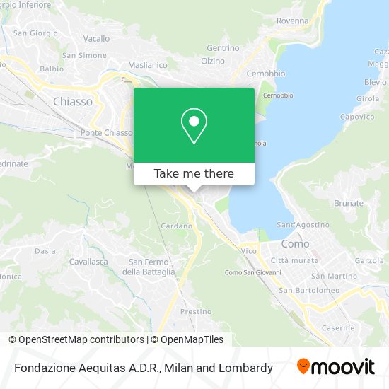 Fondazione Aequitas A.D.R. map