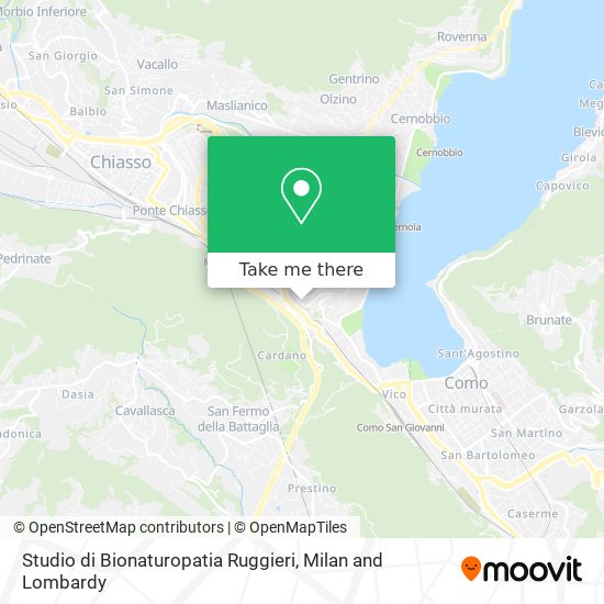 Studio di Bionaturopatia Ruggieri map