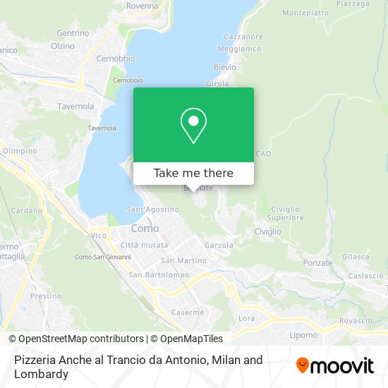 Pizzeria Anche al Trancio da Antonio map