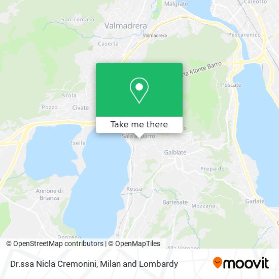 Dr.ssa Nicla Cremonini map