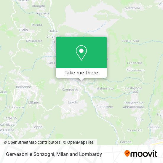 Gervasoni e Sonzogni map
