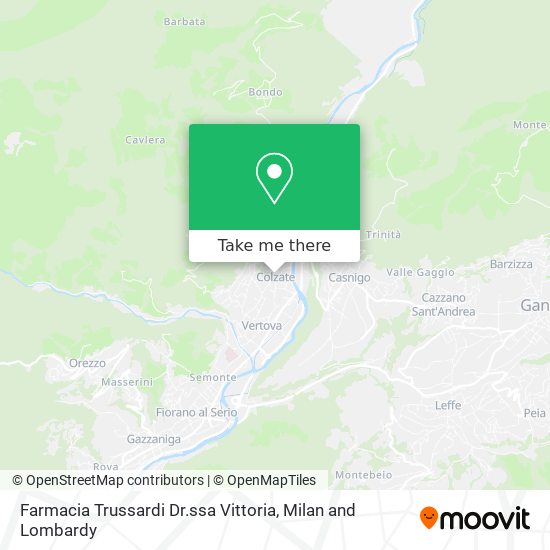 Farmacia Trussardi Dr.ssa Vittoria map