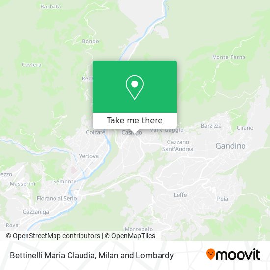 Bettinelli Maria Claudia map