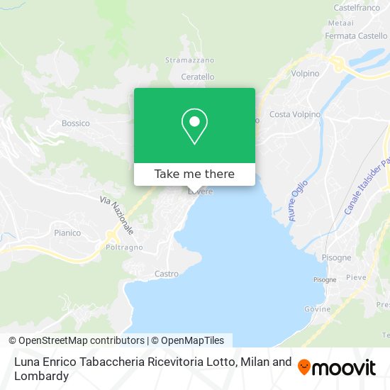 Luna Enrico Tabaccheria Ricevitoria Lotto map