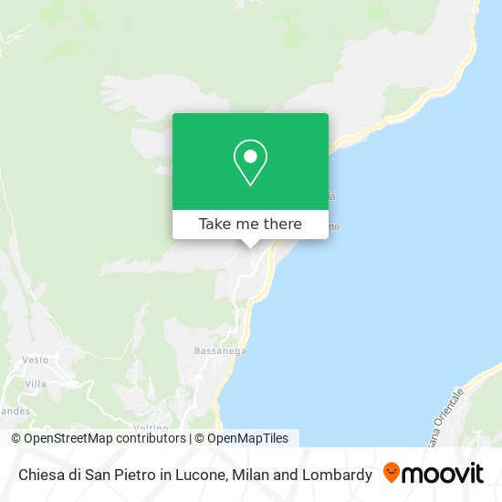 Chiesa di San Pietro in Lucone map