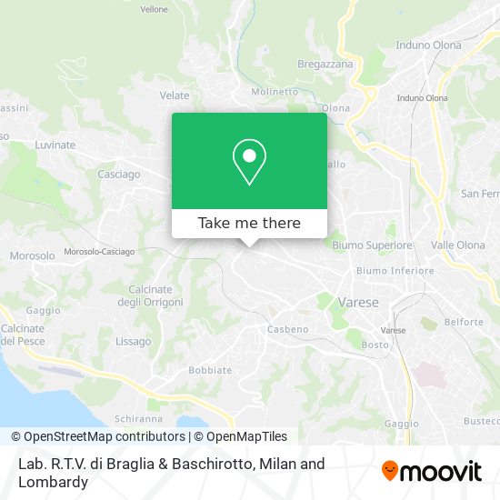 Lab. R.T.V. di Braglia & Baschirotto map