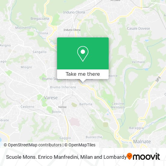 Scuole Mons. Enrico Manfredini map