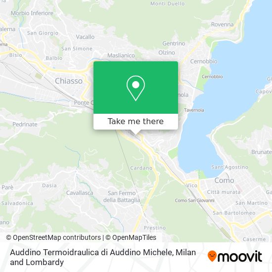 Auddino Termoidraulica di Auddino Michele map
