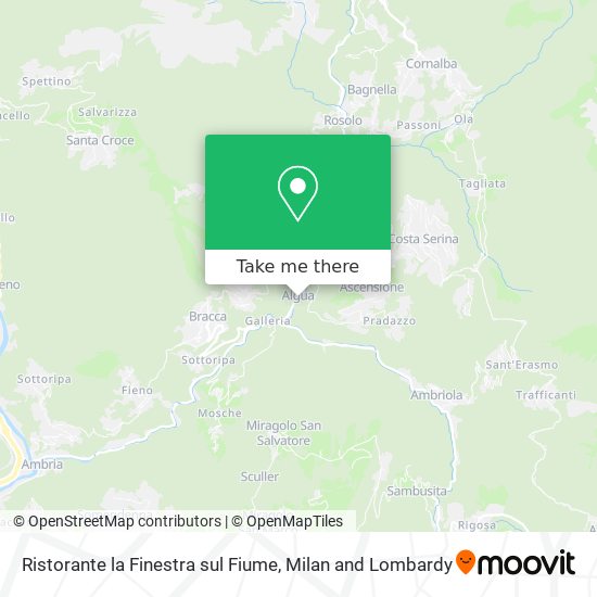 Ristorante la Finestra sul Fiume map