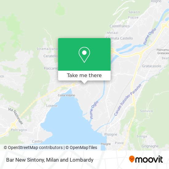 Bar New Sintony map