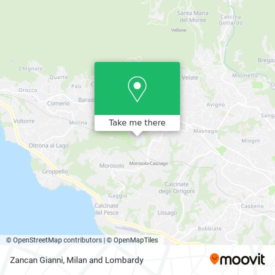 Zancan Gianni map
