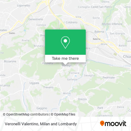 Veronelli Valentino map