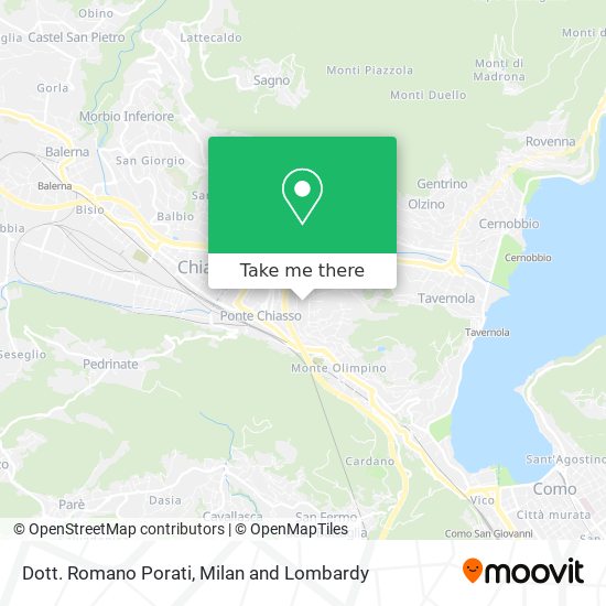 Dott. Romano Porati map