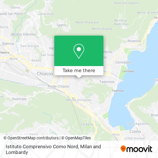 Istituto Comprensivo Como Nord map