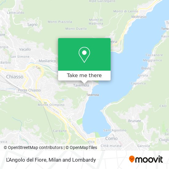 L'Angolo del Fiore map