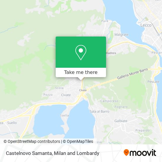 Castelnovo Samanta map